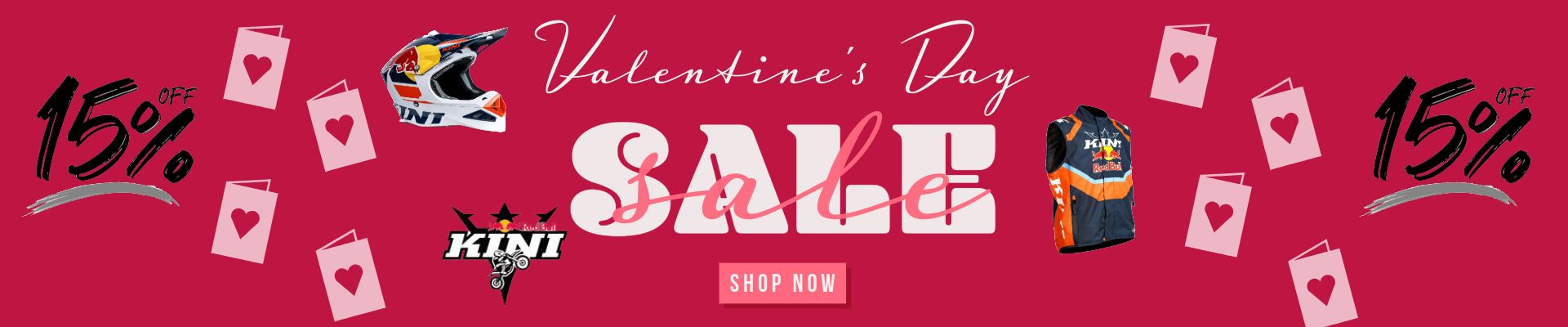 15% off Valentines